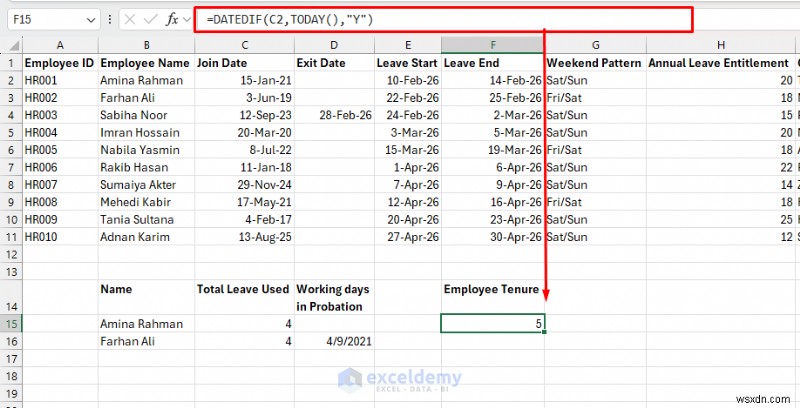 Tăng cường hiệu quả nhân sự với 7 hàm Excel chính 