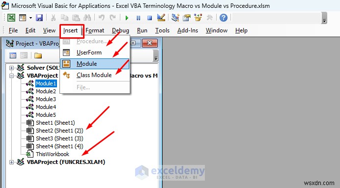 Master Excel VBA:Tìm hiểu macro, mô-đun và quy trình 