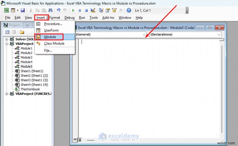 Master Excel VBA:Tìm hiểu macro, mô-đun và quy trình 