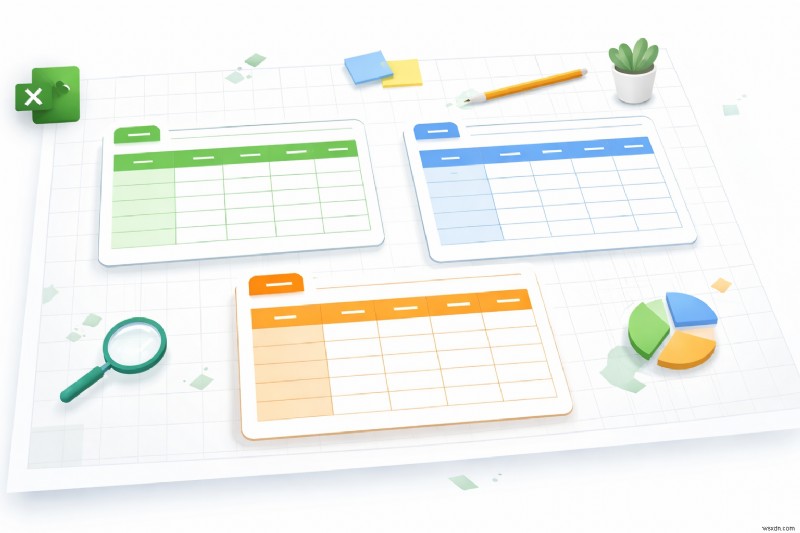 Làm chủ nhiều bảng trên một trang tính Excel:Hướng dẫn từng bước 