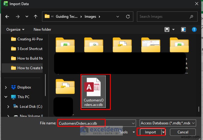 Hướng dẫn từng bước:Nhập dữ liệu Microsoft Access vào Excel 