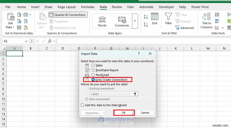 Hướng dẫn từng bước:Nhập dữ liệu Microsoft Access vào Excel 