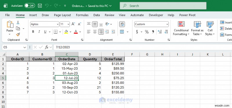 Hướng dẫn từng bước:Nhập dữ liệu Microsoft Access vào Excel 
