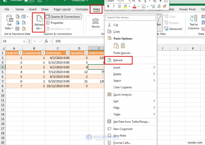 Hướng dẫn từng bước:Nhập dữ liệu Microsoft Access vào Excel 
