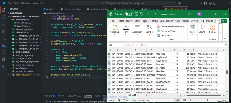 5 cách mạnh mẽ để kết hợp Excel và Python cho quy trình làm việc dữ liệu nâng cao 