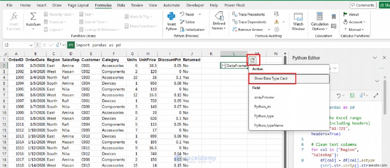 5 cách mạnh mẽ để kết hợp Excel và Python cho quy trình làm việc dữ liệu nâng cao 