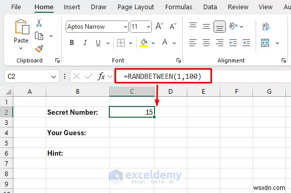 Excel Beyond Spreadsheets:Xây dựng các trò chơi nhỏ và câu đố bằng thủ thuật thông minh 