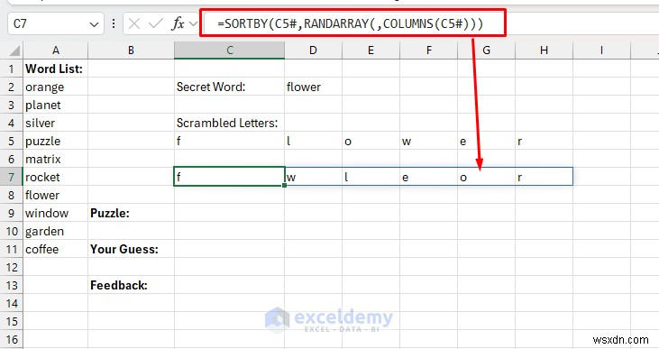 Excel Beyond Spreadsheets:Xây dựng các trò chơi nhỏ và câu đố bằng thủ thuật thông minh 