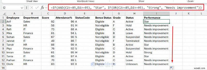 Nắm vững các lựa chọn thay thế IF của Excel:Hướng dẫn rõ ràng để chọn hàm có điều kiện tốt nhất 
