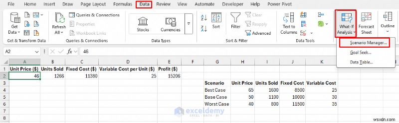 Phân tích What-If của Master Excel:3 kỹ thuật đã được chứng minh để dự báo và lập mô hình các kịch bản kinh doanh 