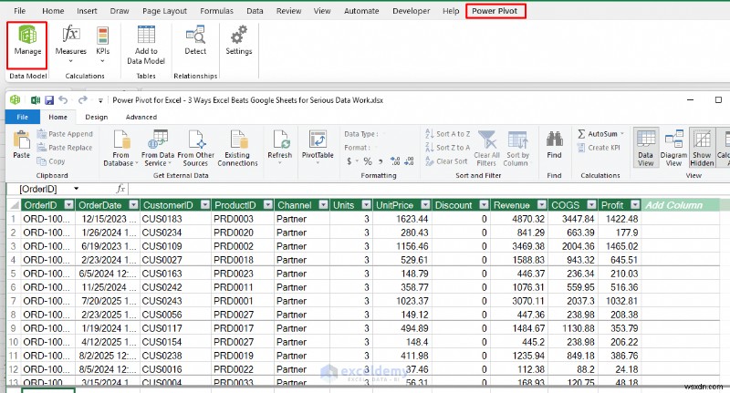 Excel so với Google Trang tính:3 lý do đã được chứng minh Excel thắng khi làm việc với dữ liệu phức tạp 