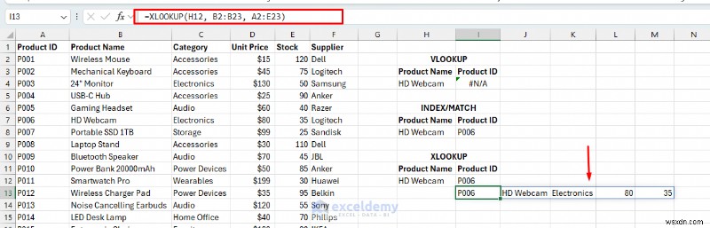 Khám phá tại sao XLOOKUP là giải pháp tra cứu Excel tối ưu 