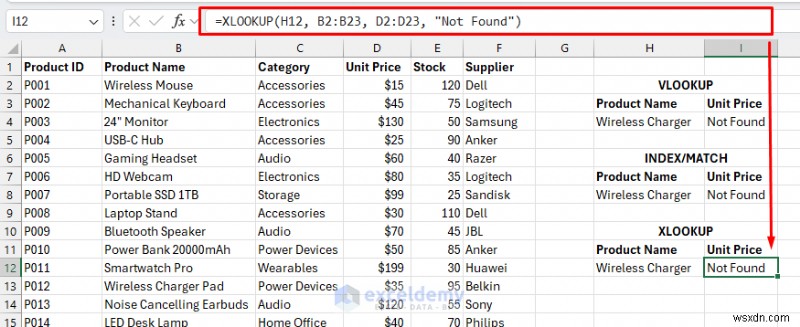 Khám phá tại sao XLOOKUP là giải pháp tra cứu Excel tối ưu 