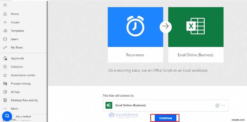 Khởi chạy Power BI &Power Automate từ các nút Excel:Hướng dẫn từng bước 