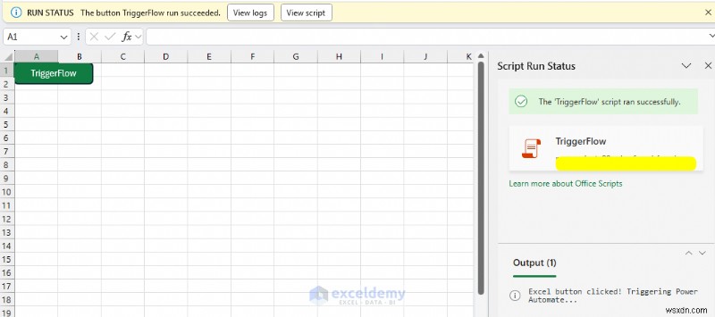 Khởi chạy Power BI &Power Automate từ các nút Excel:Hướng dẫn từng bước 