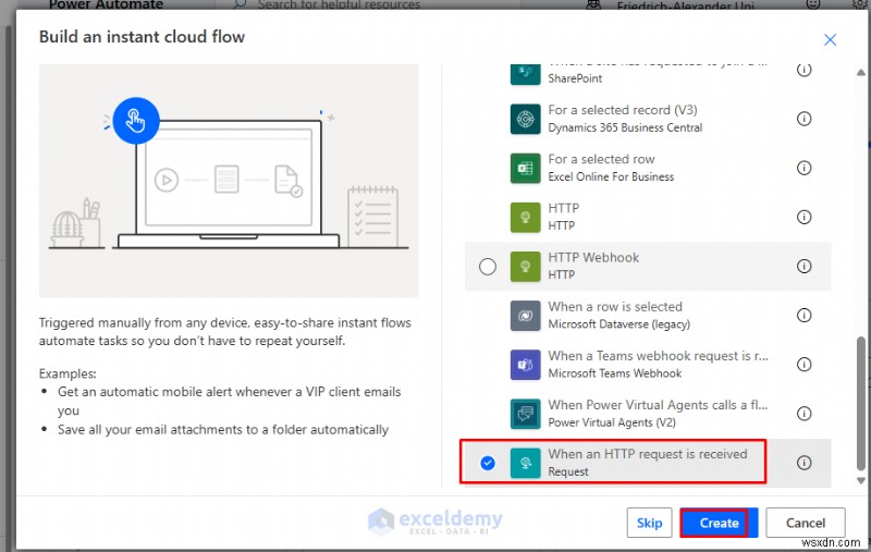 Khởi chạy Power BI &Power Automate từ các nút Excel:Hướng dẫn từng bước 