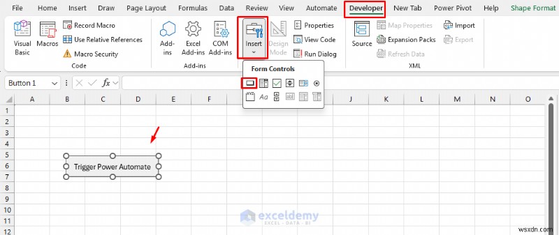 Khởi chạy Power BI &Power Automate từ các nút Excel:Hướng dẫn từng bước 
