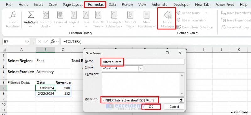 Tạo sổ làm việc Excel tương tác không cần VBA:Hướng dẫn từng bước 
