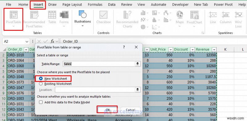 Tạo sổ làm việc Excel tương tác không cần VBA:Hướng dẫn từng bước 