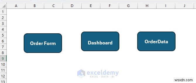 Xây dựng một ứng dụng nhỏ có chức năng trong Excel với các Nút, Biểu mẫu và Logic ẩn 