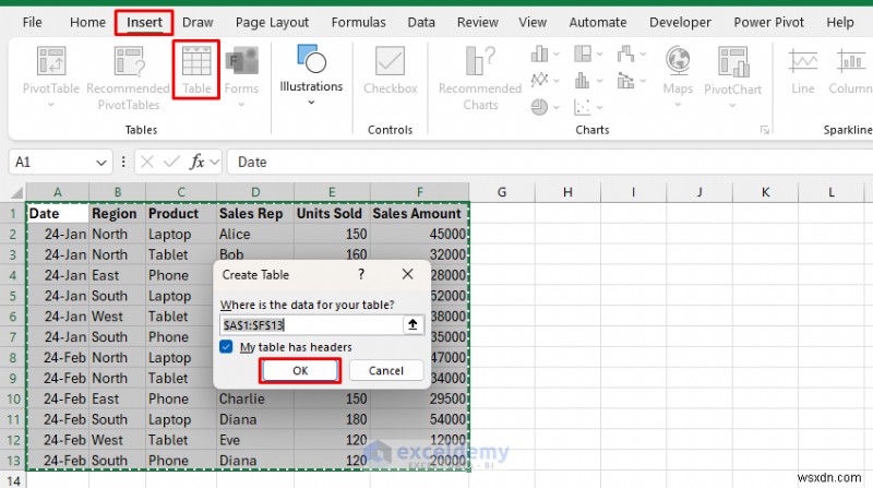 Tạo biểu đồ Excel thời gian thực tương tác để trực quan hóa dữ liệu động
