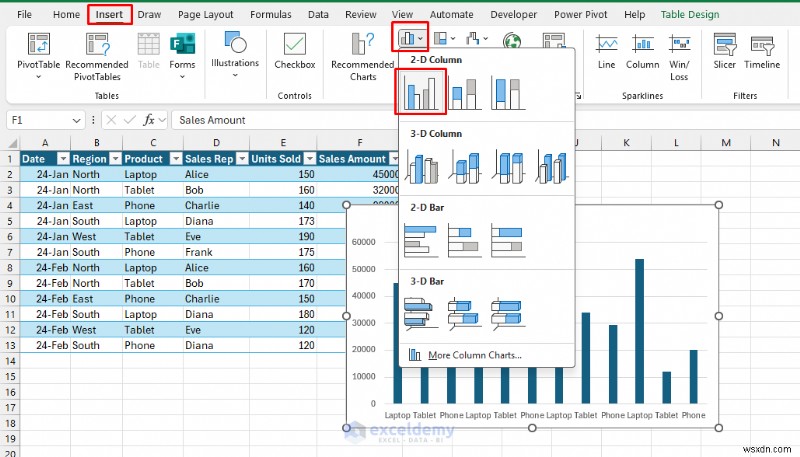 Tạo biểu đồ Excel thời gian thực tương tác để trực quan hóa dữ liệu động