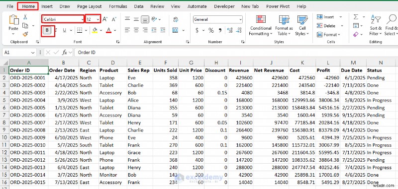 5 thủ thuật định dạng Excel chuyên nghiệp cho bảng tính bóng bẩy 