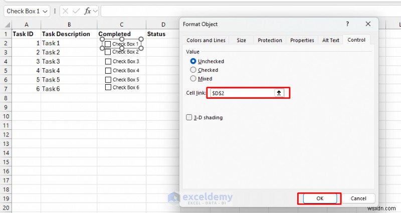 Tạo danh sách kiểm tra bị khóa cho đến khi hoàn thành trong Excel:Hướng dẫn từng bước với tính năng bảo vệ logic và trang tính 