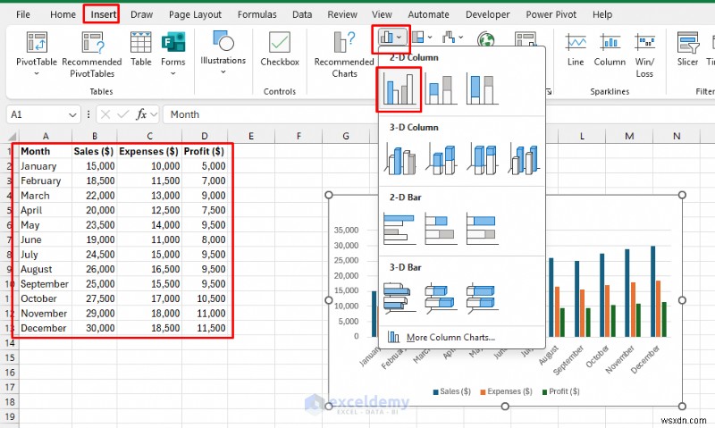 Làm chủ biểu đồ Excel:Từ nguyên tắc cơ bản đến bảng điều khiển động 