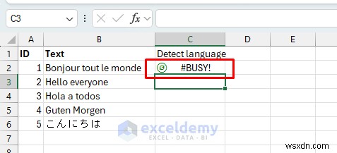 Tự động phát hiện ngôn ngữ trong ô Excel bằng Power Query &VBA 