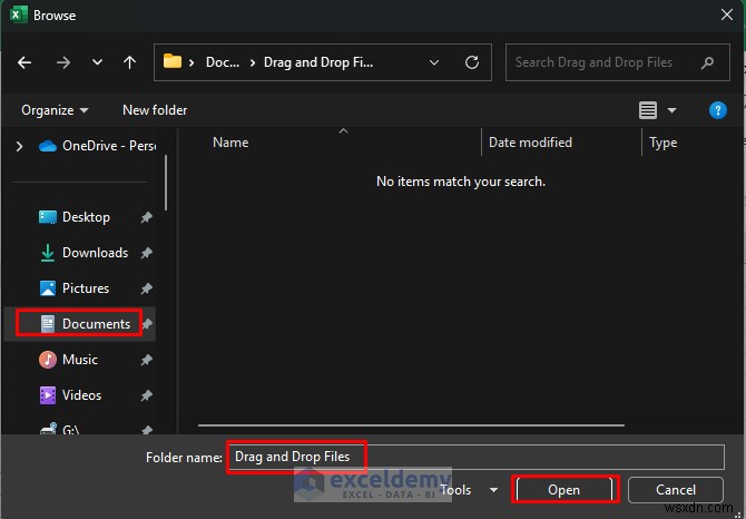 Tải lên tệp kéo và thả liền mạch trong Excel bằng Power Query