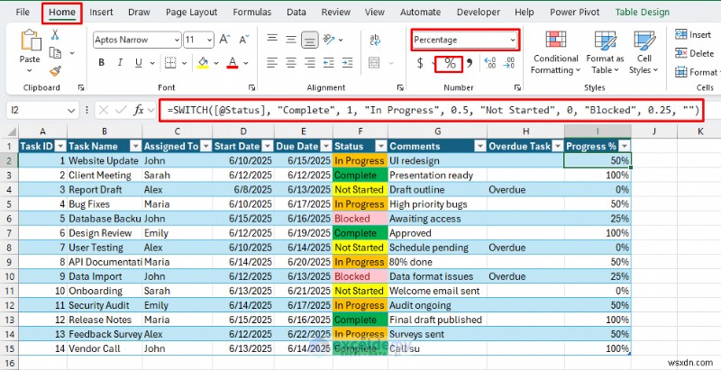 Chuyển đổi Excel thành Công cụ tự động hóa quy trình làm việc nâng cao