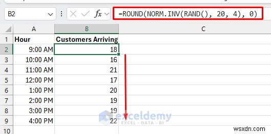 Mô phỏng Excel:Từ việc lật đồng xu đến dự báo thời tiết 