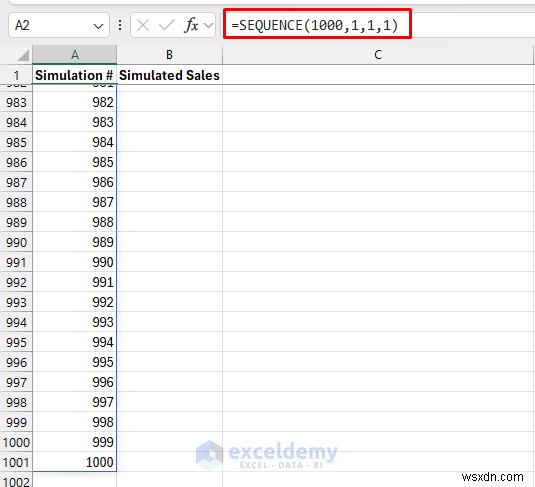 Mô phỏng Excel:Từ việc lật đồng xu đến dự báo thời tiết 