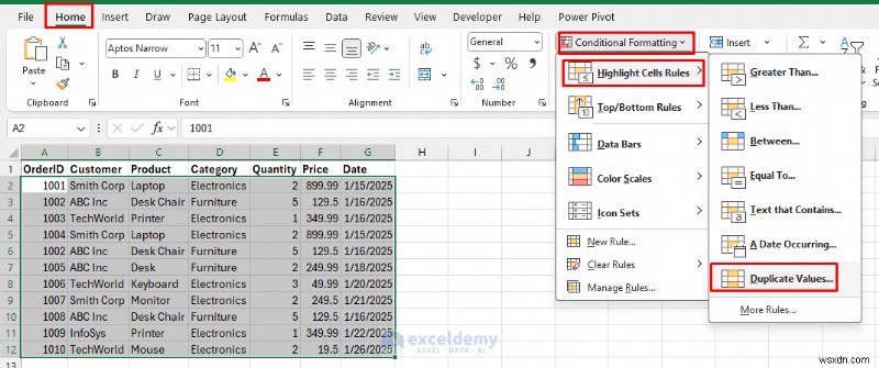8 phương pháp đã được chứng minh để loại bỏ dữ liệu trùng lặp trong Excel mà vẫn đảm bảo tính toàn vẹn 