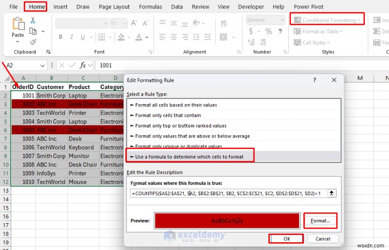 8 phương pháp đã được chứng minh để loại bỏ dữ liệu trùng lặp trong Excel mà vẫn đảm bảo tính toàn vẹn 