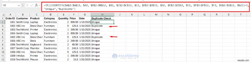 8 phương pháp đã được chứng minh để loại bỏ dữ liệu trùng lặp trong Excel mà vẫn đảm bảo tính toàn vẹn 