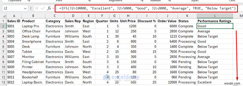 Thay thế câu lệnh IF trong Excel:7 hàm mạnh mẽ cho công thức rõ ràng hơn