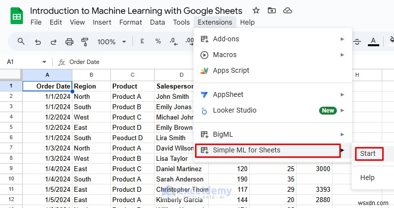 Nắm vững kiến thức cơ bản về Machine Learning bằng Google Trang tính:Hướng dẫn thực hành 
