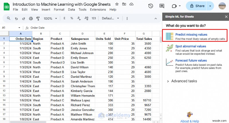 Nắm vững kiến thức cơ bản về Machine Learning bằng Google Trang tính:Hướng dẫn thực hành 