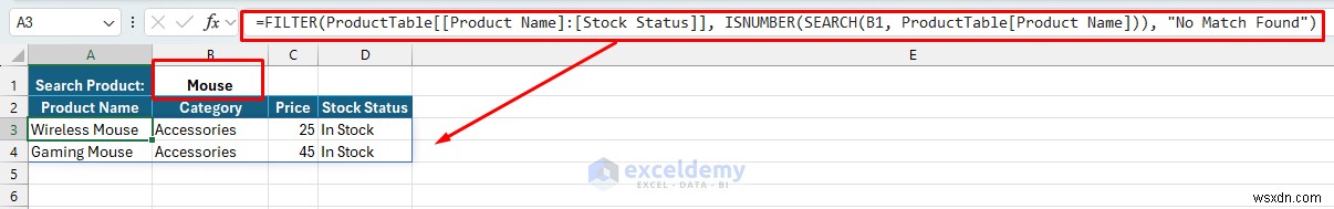 Xây dựng danh mục sản phẩm động trong Excel:Hướng dẫn từng bước