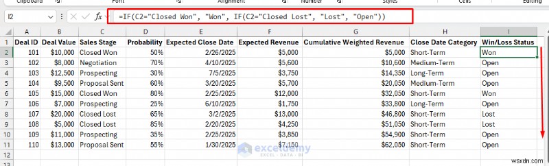 Tạo Dự báo quy trình bán hàng đáng tin cậy trong Excel – Hướng dẫn từng bước 