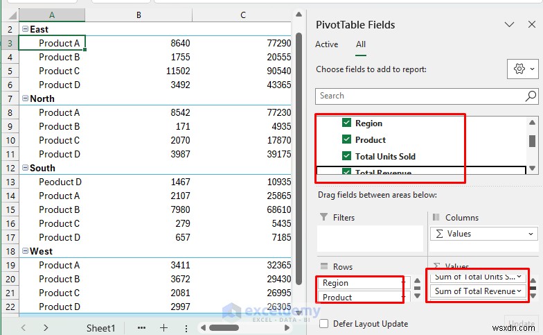 Tạo bảng thông tin thời gian thực động bằng Excel Power Query 
