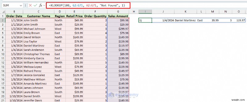 Nắm vững cách tra cứu Excel nâng cao:Ngoài VLOOKUP với XLOOKUP &INDEX-MATCH-MATCH 
