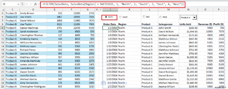 Xây dựng bảng điều khiển Excel tương tác bằng cách sử dụng điều khiển biểu mẫu (Không cần VBA)