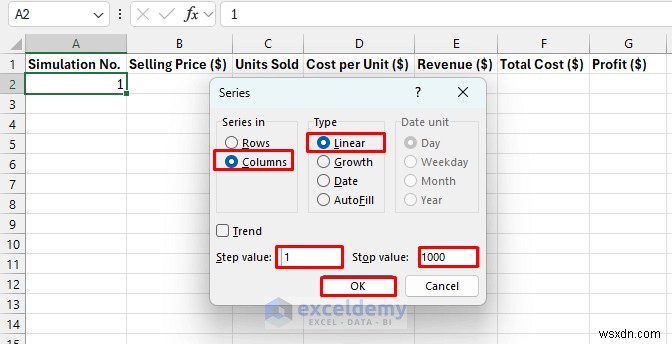 Hướng dẫn Excel:Xây dựng mô phỏng Monte Carlo để ra quyết định dựa trên dữ liệu 