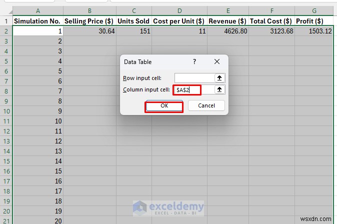 Hướng dẫn Excel:Xây dựng mô phỏng Monte Carlo để ra quyết định dựa trên dữ liệu 