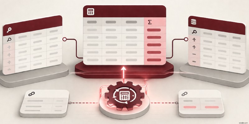 Hợp lý hóa cơ sở dữ liệu truy cập của bạn:Thêm các trường được tính toán để tính toán bảng chéo tự động, chính xác 