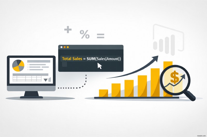 Tạo thước đo DAX đầu tiên của bạn trong Power BI:Hướng dẫn từng bước cho người mới bắt đầu 