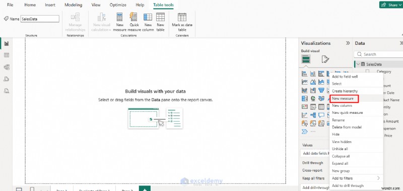 Tạo thước đo DAX đầu tiên của bạn trong Power BI:Hướng dẫn từng bước cho người mới bắt đầu 